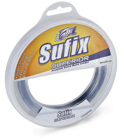 Леска SUFIX Superior Leader прозрачная 100 м 1.8 мм 182 кг
