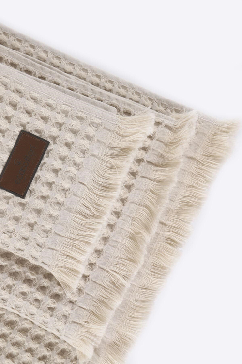 Вафельное полотенце для рук 50х90 Boho | бежевый