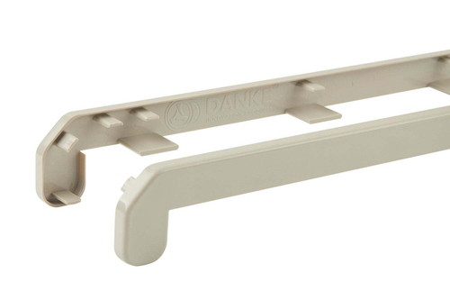 Заглушки торцевые парные 350 мм светло-бежевые