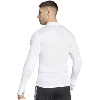Мужская теннисная футболка с длинным рукавом Adidas Techfit Cold.rdy Long Sleeve - white