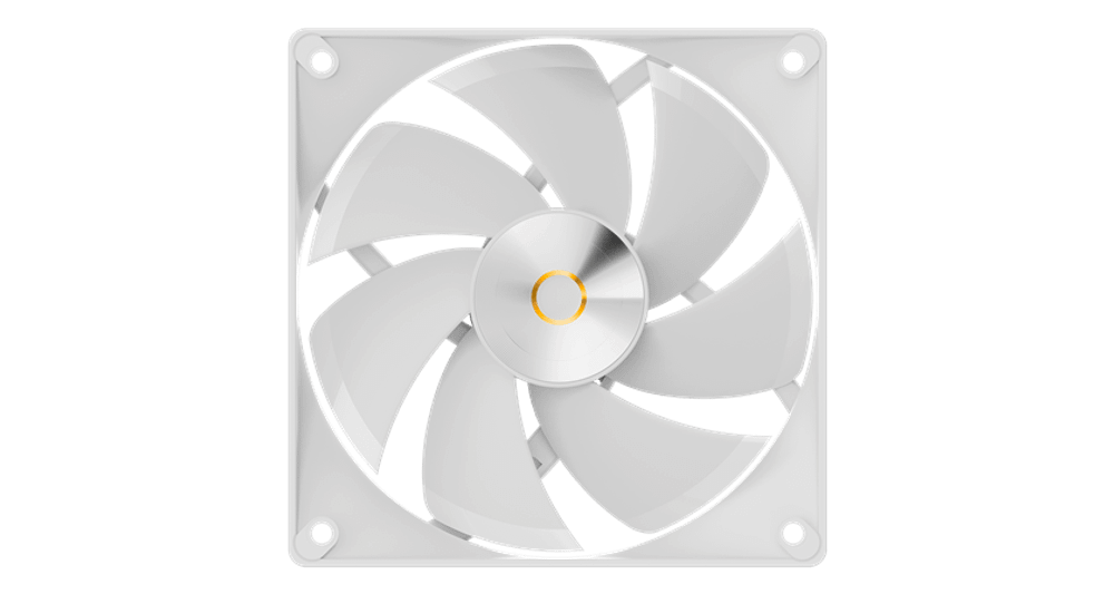 Вентилятор для корпуса Ocypus Delta F12 WH 1x(120x120x25mm) 2000RPM 73CFM Белый