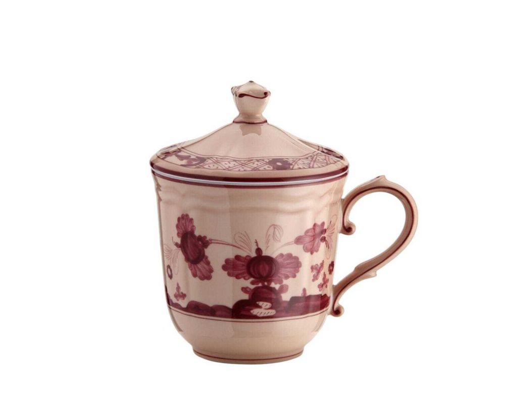 Кружка с крышкой Oriente Italiano Azalea (400 мл)