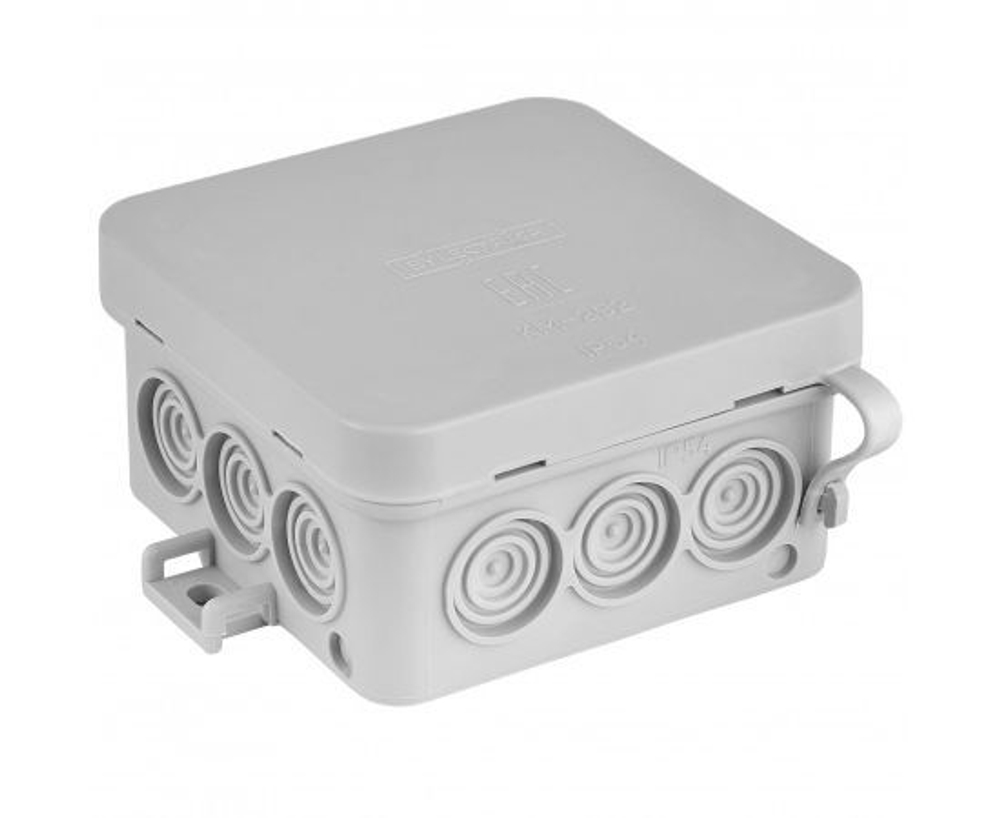 Коробка распределительная 80х80х39мм ОУ IP54, 12 вводов Bylectrica КМ-292