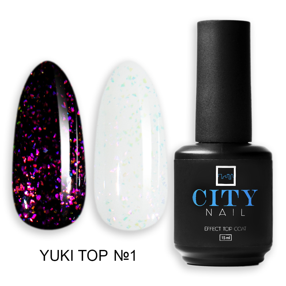 CITY-NAIL YUKI TOP №1 15мл.