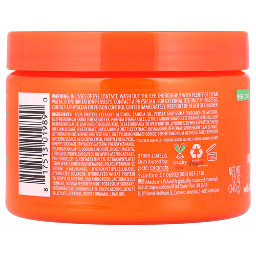 Cantu, Avocado Hydrating, восстанавливающий несмываемый крем, 340 г (12 унций)