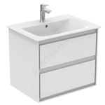 Тумба под умывальник 60 CONNECT AIR белый глянец/белый матовый Ideal Standard E0818B2