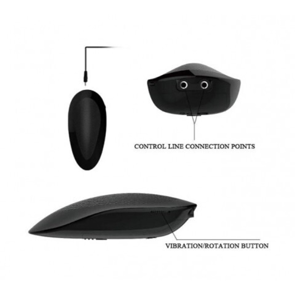 Реалистичный вибратор с пультом управления Oliver (19,5×4,4 см)