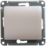 GLOSSA 1-клавишный ПЕРЕКРЕСТНЫЙ ПЕРЕКЛЮЧАТЕЛЬ, сх.7, 10АХ, механизм, ПЕРЛАМУТР