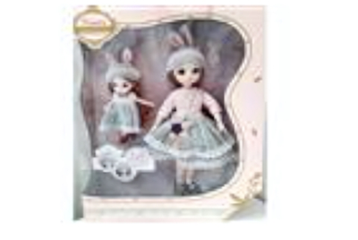 Набор с куклой "Мама с дочкой", шарнирные куклы, в коробке