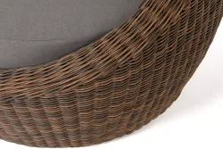 "Барселона" кресло из искусственного ротанга, цвет коричневый