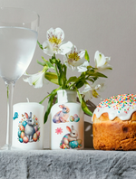 Трансфер переводной - декаль для свечей и гипса пасхальный 012