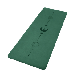 ULTRAцепкий 100% каучуковый коврик для йоги Ultra Moon Dark Green 185*68*0,5 см