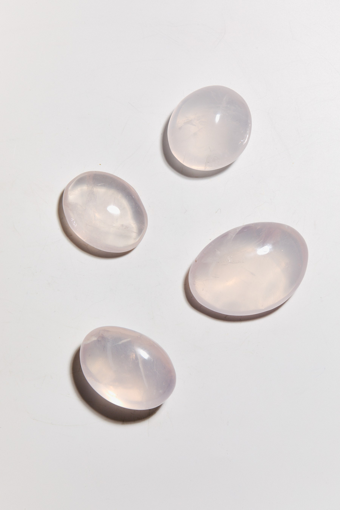 Розовый кварц джиразоль палмстоун