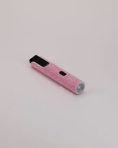 Лампа-фонарик UV/LED портативный J10 в стразах*