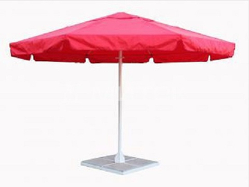 Зонт Митек Ø 4,0 м с воланом (стальной каркас с подставкой, стойка 50мм, 8 спиц 30х15мм, тент OXF 300D) порошковая краска