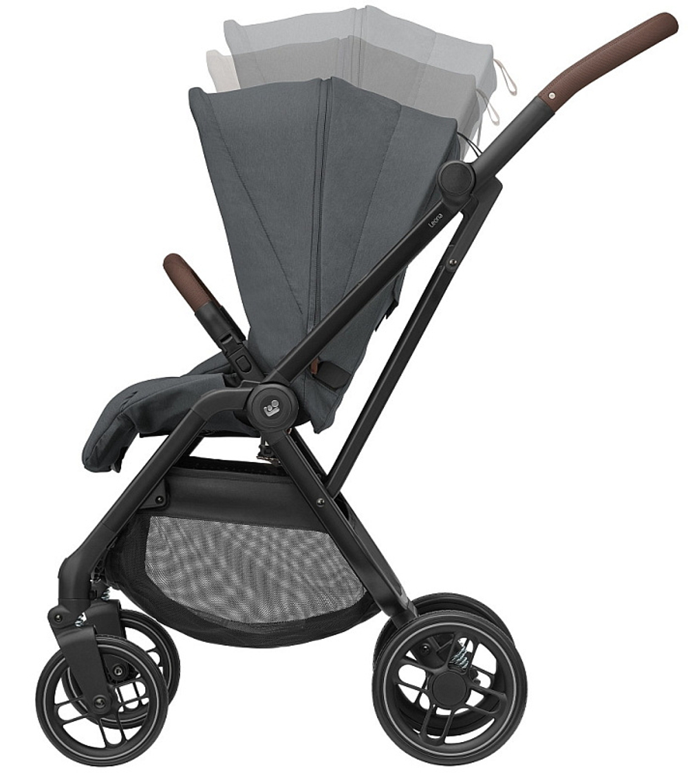 Детская коляска Maxi-Cosi Leona² Oria 3 в 1 с автокреслом CabrioFix Essential graphite 1204204110 Twillic Graphite/1507470300 Luxe Twillic Truffle