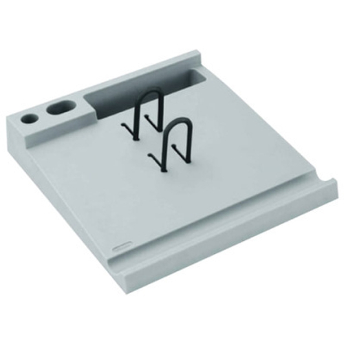 Подставка под календарь СТАММ, пластиковая, серая