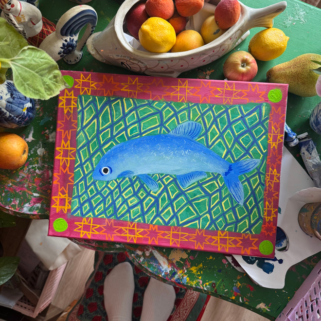 Синяя рыбёха