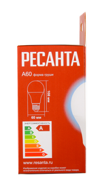 Лампа светодиодная Ресанта LL-R-A60-11W-230-6K-E27