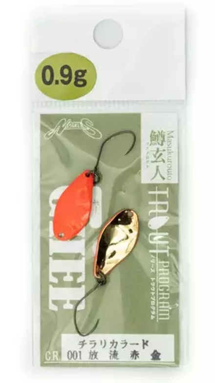 Колеблющаяся блесна Nories Masukurouto Ghee, 1.3 г, 001