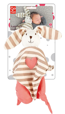 Игрушка для новорожденных "Кролик" розовый. Серия Малышам