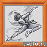 "Фигуристка"-168 вышивка