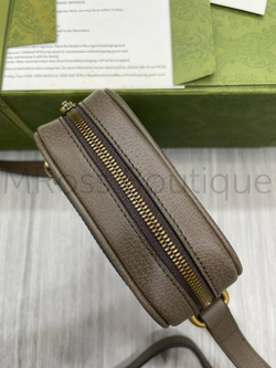 Бежевая мужская сумка Gucci GG Ophidia Shoulder с плечевым ремнем