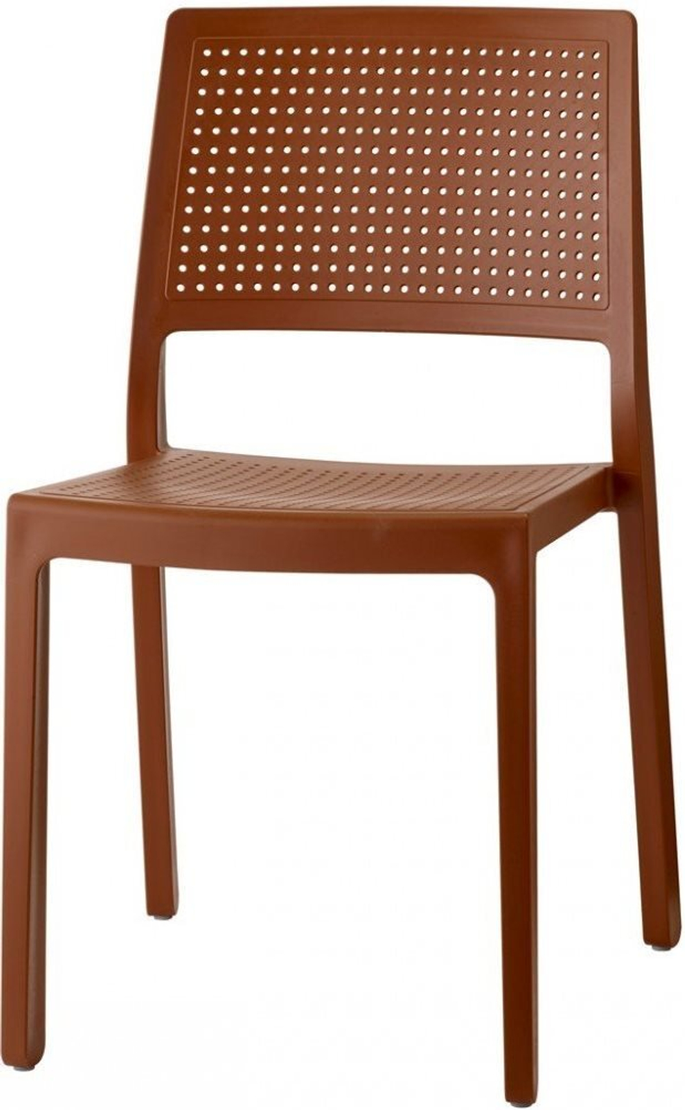 Стул пластиковый Scab Design Emi, терракотовый