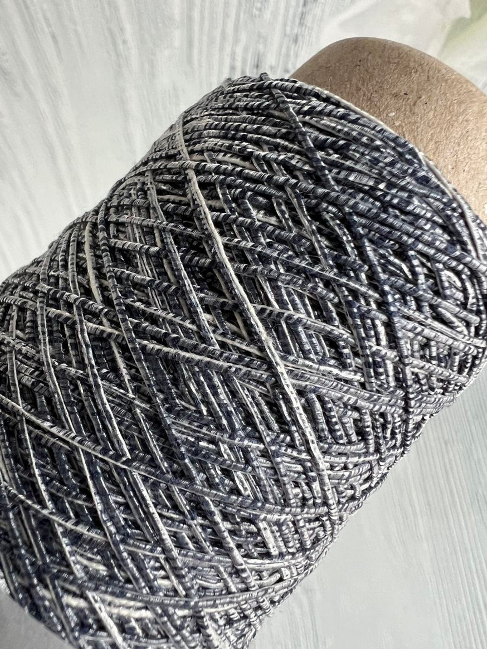 Пряжа для вязания с люрексом