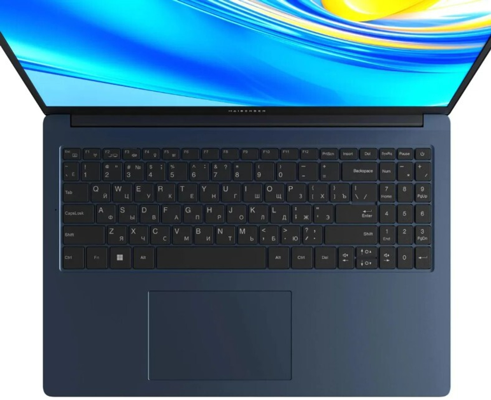 Ноутбук  Maibenben M657 16 ", Ryzen 7, 16 Гб RAM, 1 Тб SSD, Radeon Graphics, Синий