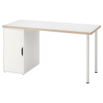 Письменный стол с ящиками - IKEA ALEX/АЛЕКС ИКЕА, 140x60 см, белый антрацит