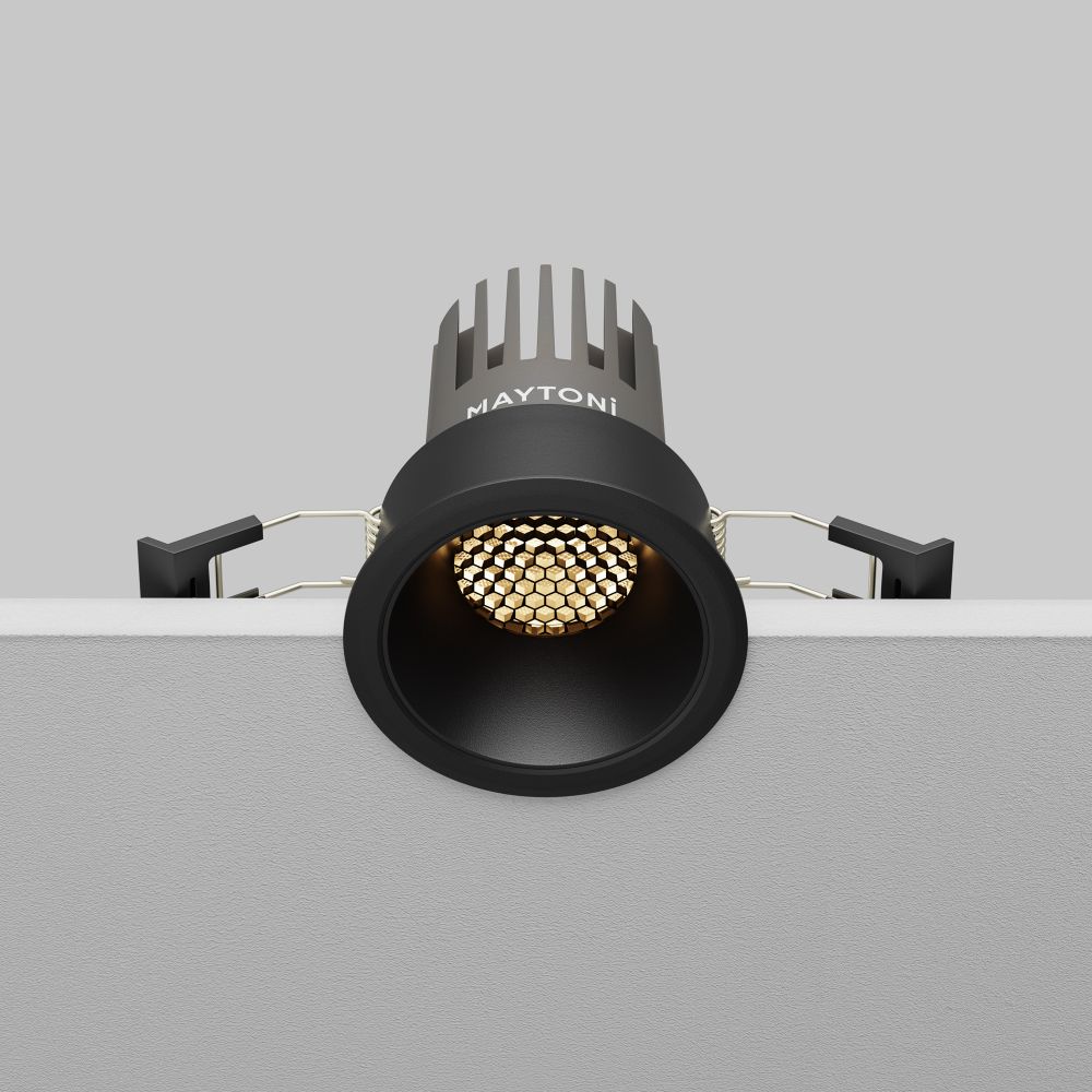 Светильник встраиваемый светодиодный Maytoni   DL123-10W-3K-B