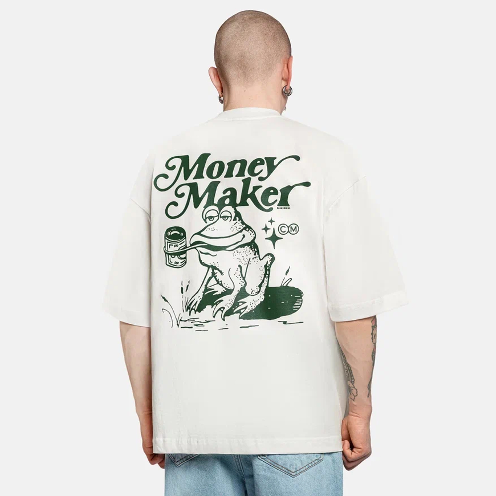 Футболка Haided MONEY TOAD RLXD HW TEE ecru