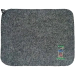 Коврик для бани из серого войлока (40*50) «В бане генералов нет» TM «Бацькина баня»