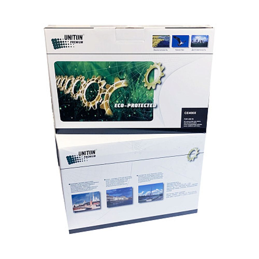 Картридж для HP Color LJ M551/MFP M575 CE400X (507X) ч (11K) UNITON Premium GREEN LINE (Eco Protected)