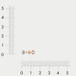 Серьги-пусеты женские с фианитами из розового золота 585 пробы (арт. 019402-1102)