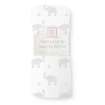 SwaddleDesigns Пеленка маркизет - Elephant & Chickies, Pastel Pink