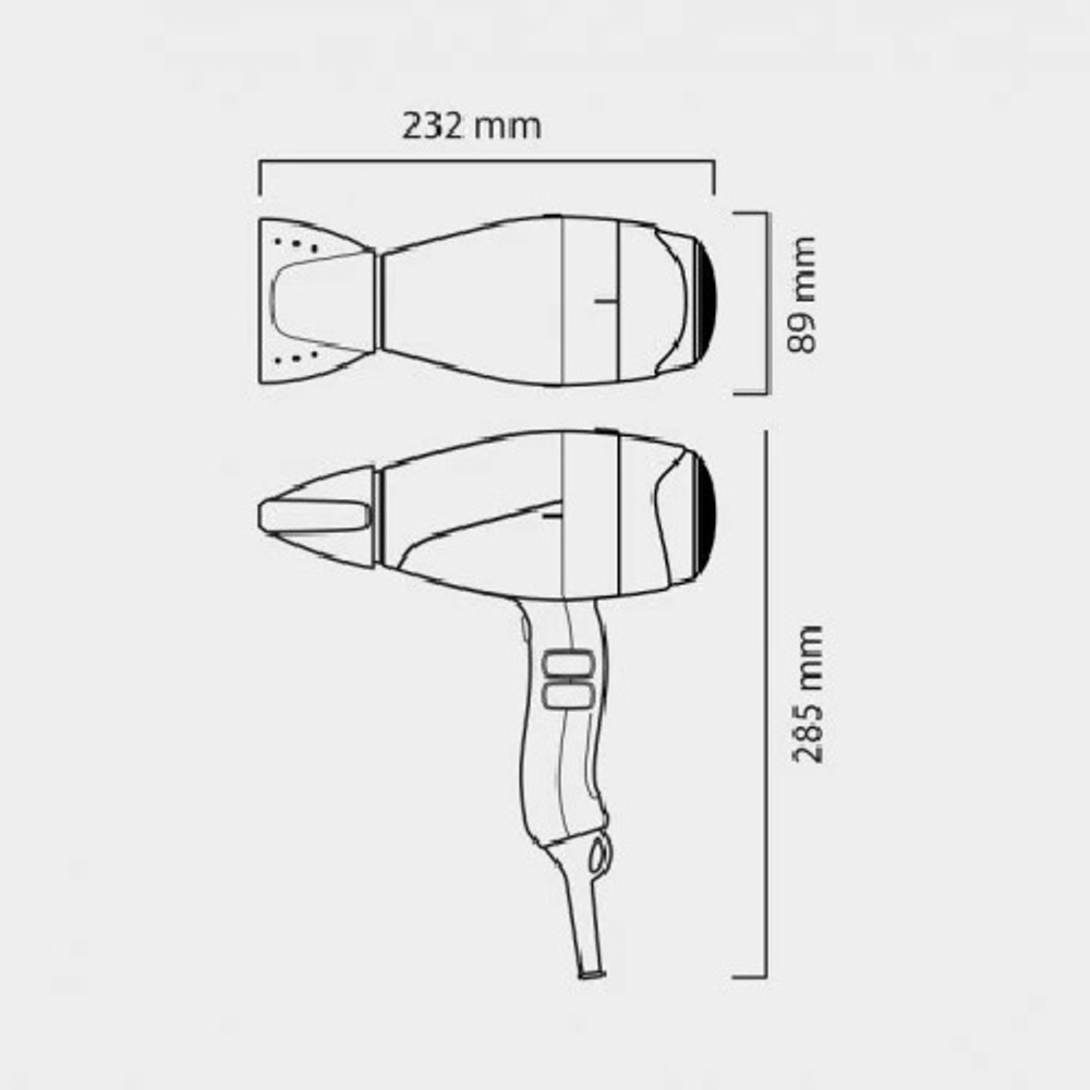 Компактный фен для волос 1600Вт Valera Salon Exclusive Smart Energy Pro 2500