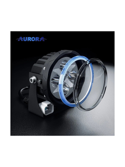 Светодиодные фара рабочего света AURORA 102 мм 40W c RGB подсветкой (комплект 2 шт)
