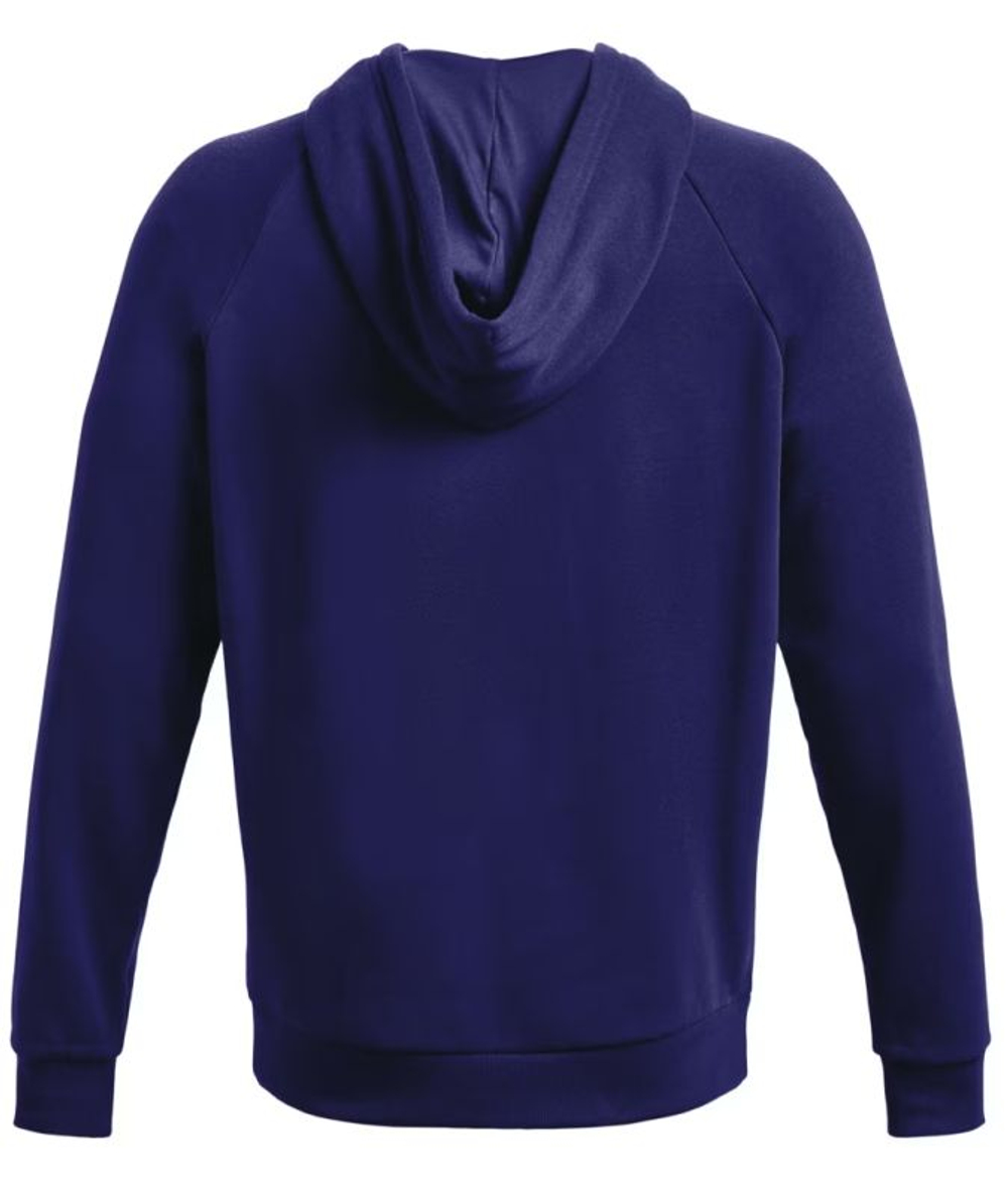 Куртка теннисная Under Armour Men's UA Rival Fleece 1 Zip Hoodie - sonar blue/onyx white