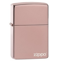 Зажигалка розовое золото глянцевая Zippo 49190ZL с покрытием High Polish Rose Gold