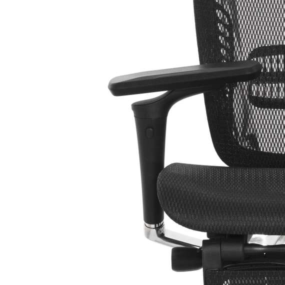 Кресло EXPERT 2 SPRING RSPM 01 (сидение MAX с поднож, подлокотн 6D(360), сетка чёрн/каркас чёрн)