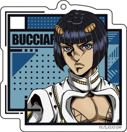 Акриловый брелок "ДжоДжо / JoJo - Золотой ветер v2"