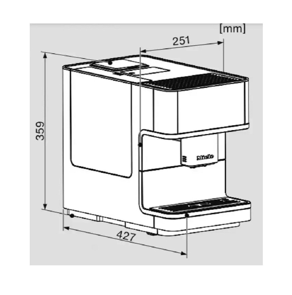 Кофемашина Miele CM 6160 OBSW черный
