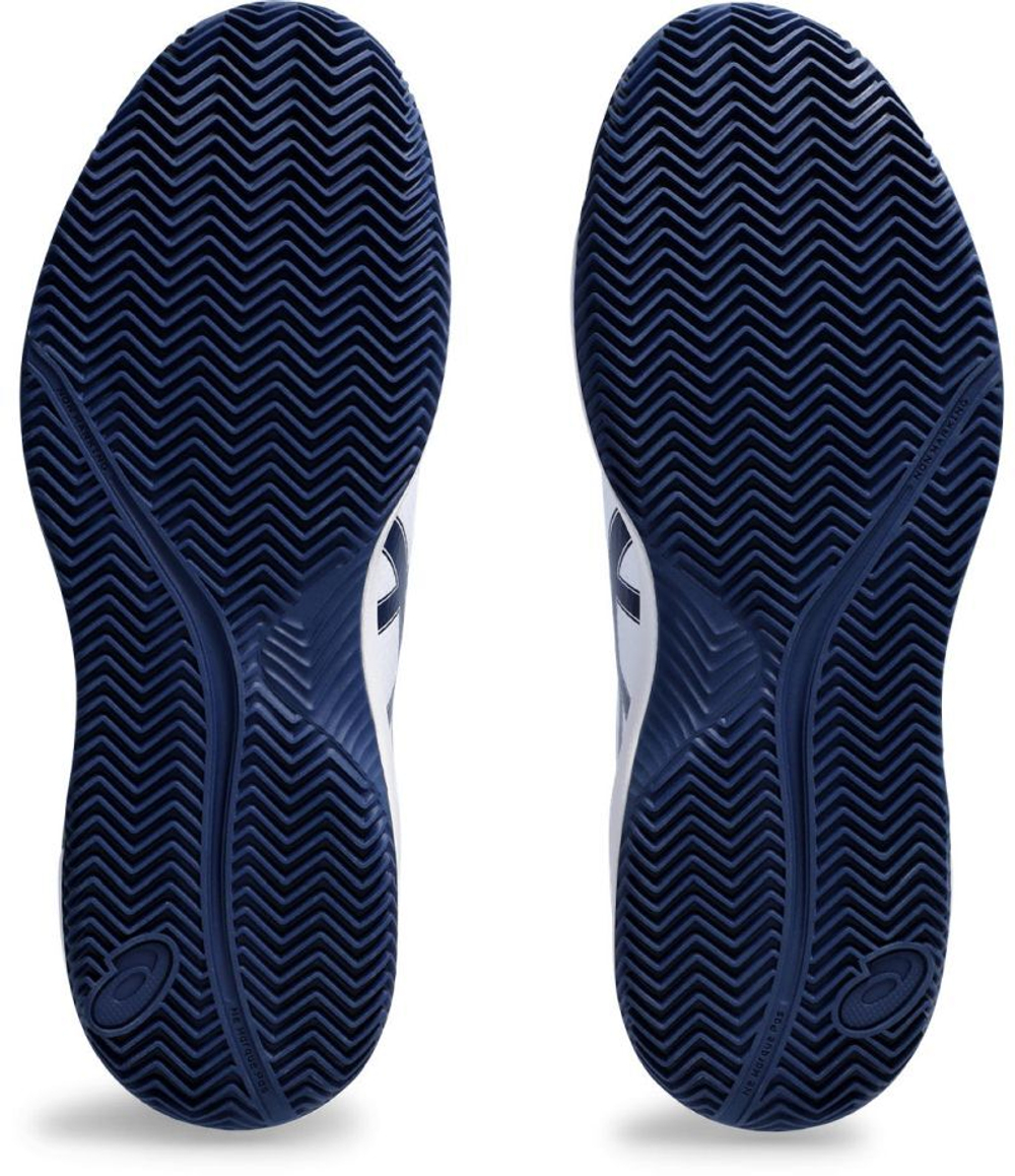 Мужские кроссовки теннисные Asics Gel-Dedicate 8 Clay - white/blue expanse