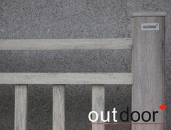Перила ДПК Outdoor 90*45*3000 мм. STORM GREY серые микс