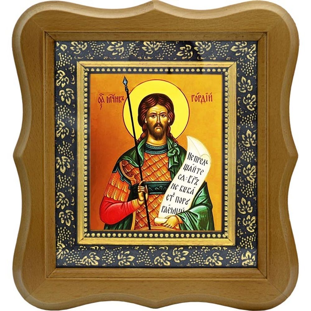 Гордий (Гордей) Каппадокийский мученик. Икона на холсте.