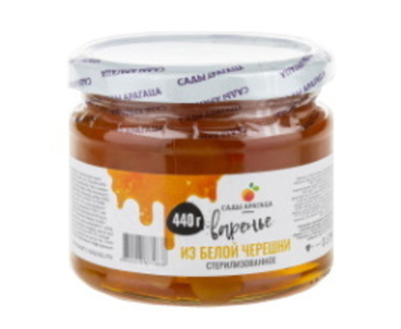 Варенье из Белой черешни 440г. Сады Арагаца Армения