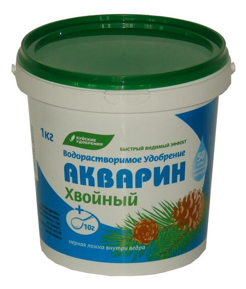 УДОБРЕНИЕ БУЙСКИЕ УДОБРЕНИЯ АКВАРИН ХВОЙНЫЙ ВОДОРАСТВОРИМОЕ 1КГ