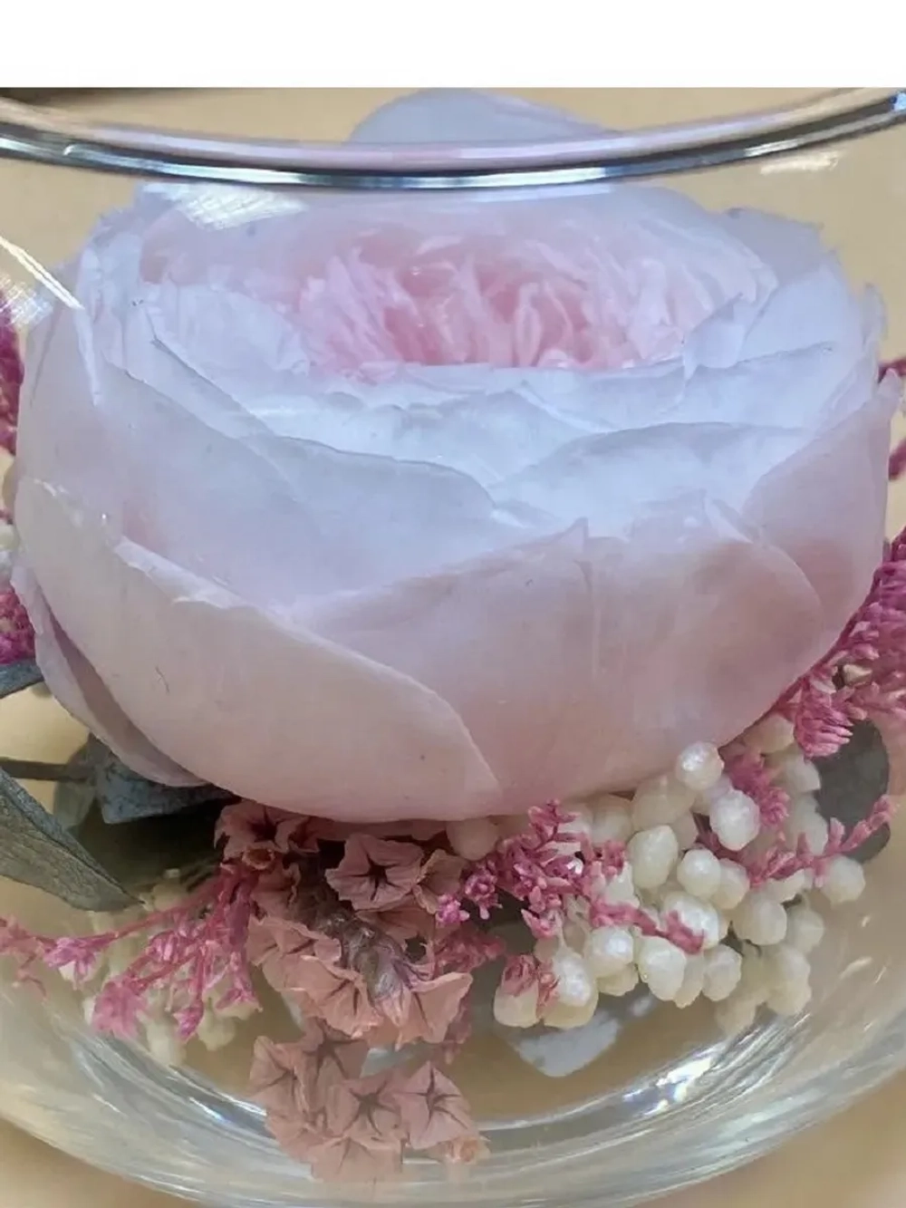 натуральный пион в стекле, вакуум*